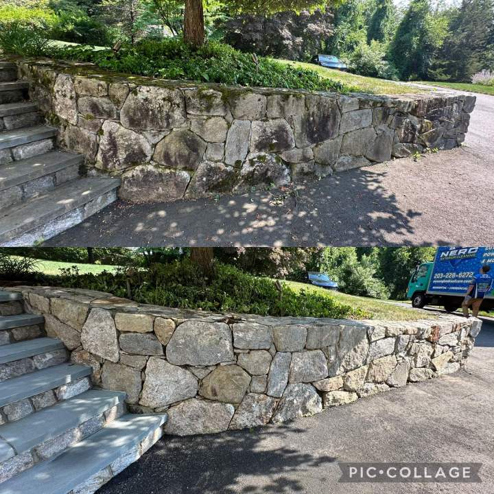 New Haven Pressure Washing (before/after)