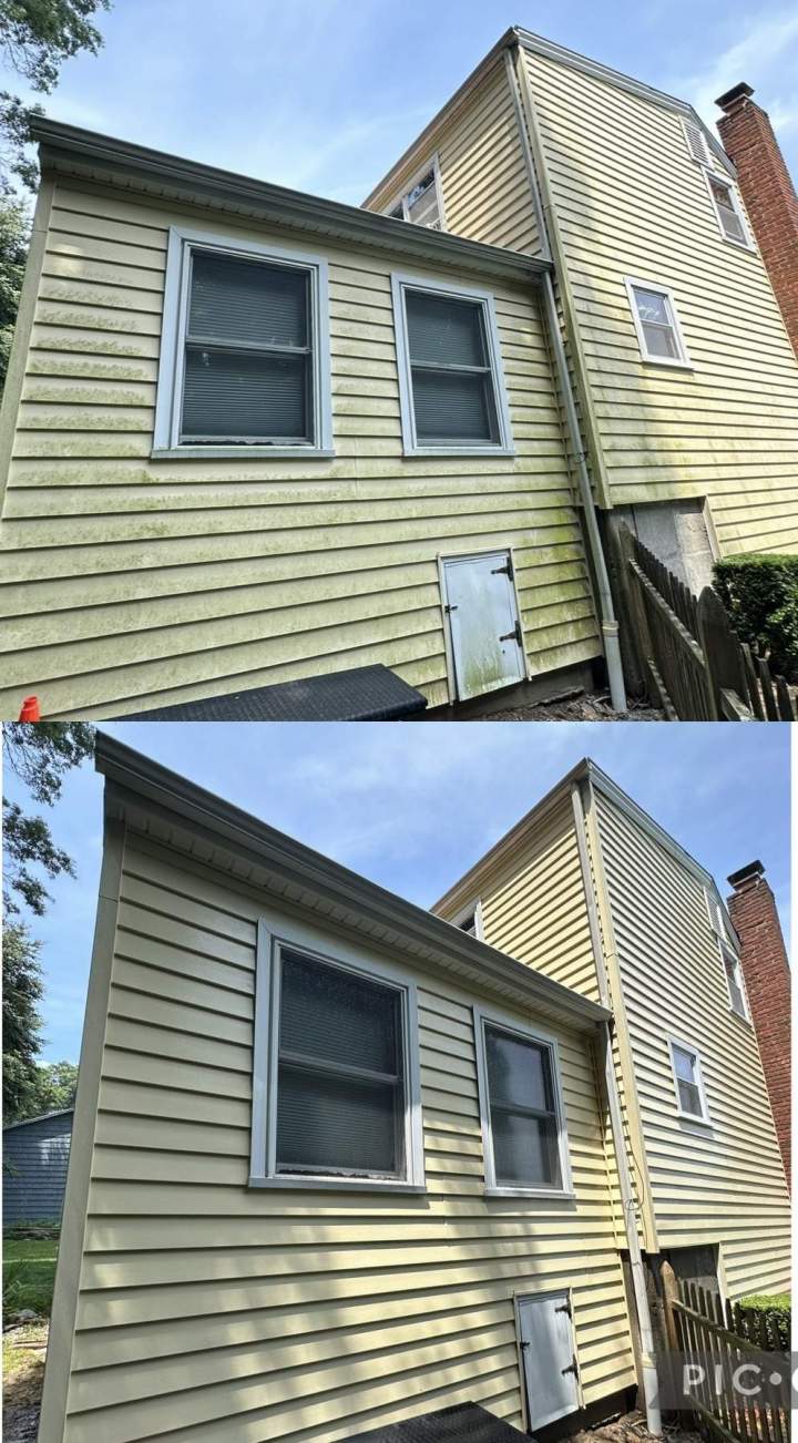 New Haven Pressure Washing (before/after)