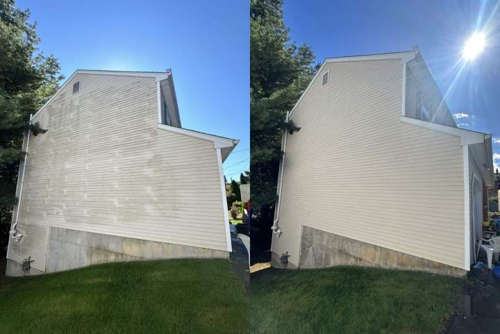 New Haven Pressure Washing (before/after)