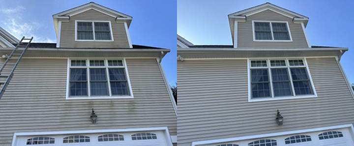 New Haven Pressure Washing (before/after)