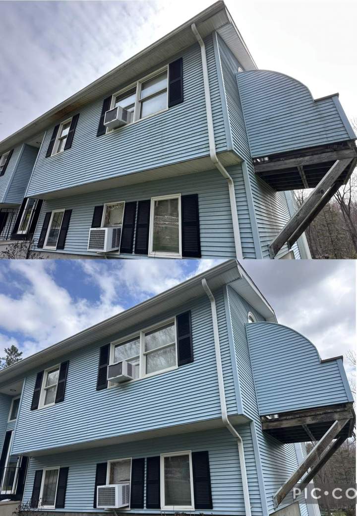 New Haven Pressure Washing (before/after)
