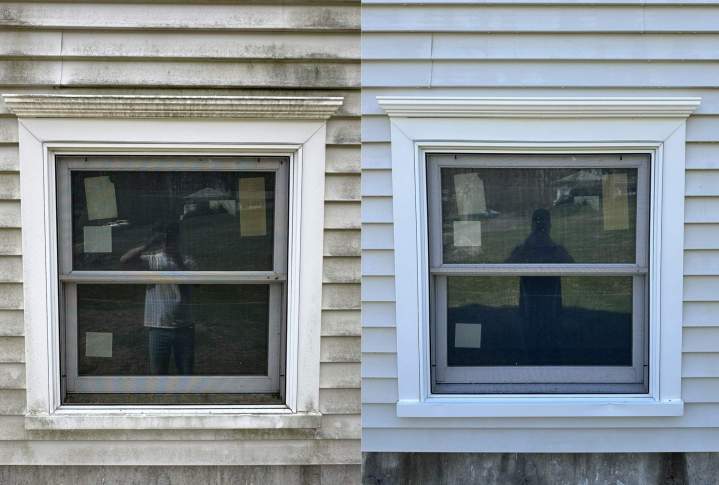 New Haven Pressure Washing (before/after)