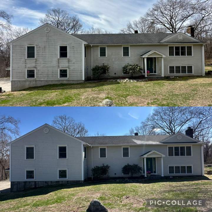 New Haven Pressure Washing (before/after)