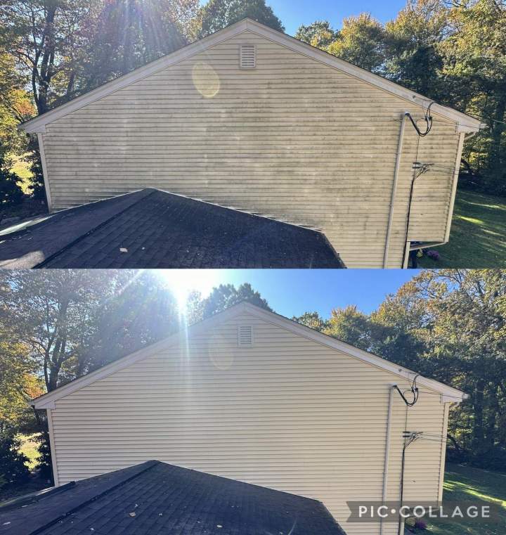 New Haven Pressure Washing (before/after)