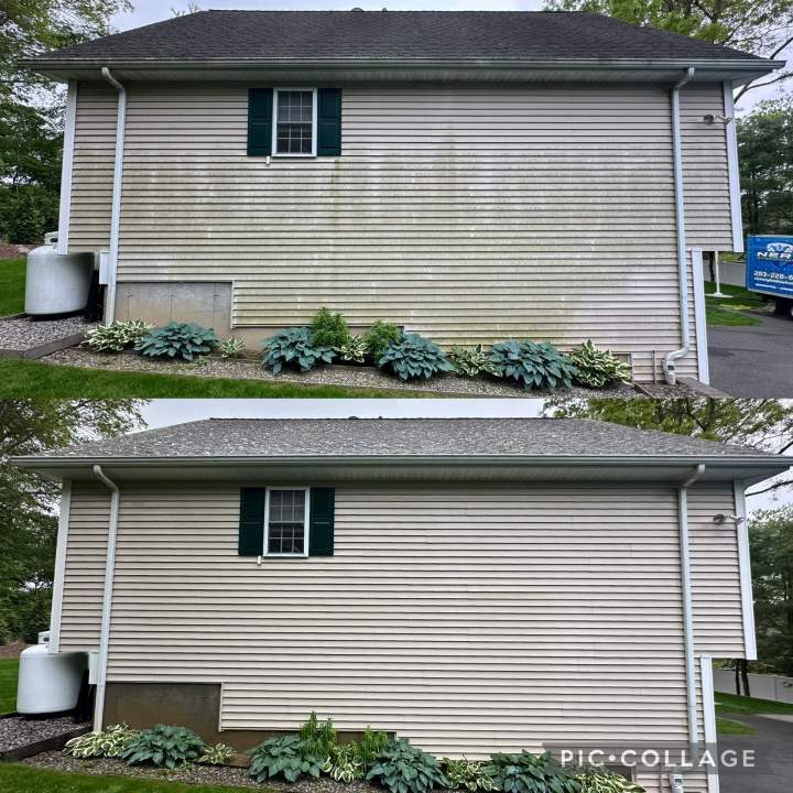 New Haven Pressure Washing (before/after)