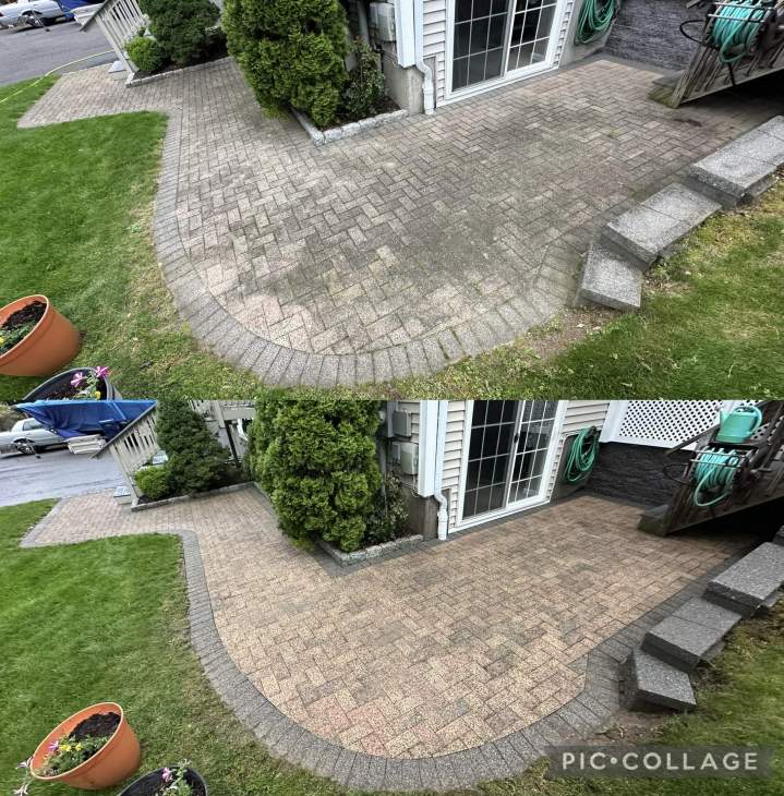 New Haven Pressure Washing (before/after)