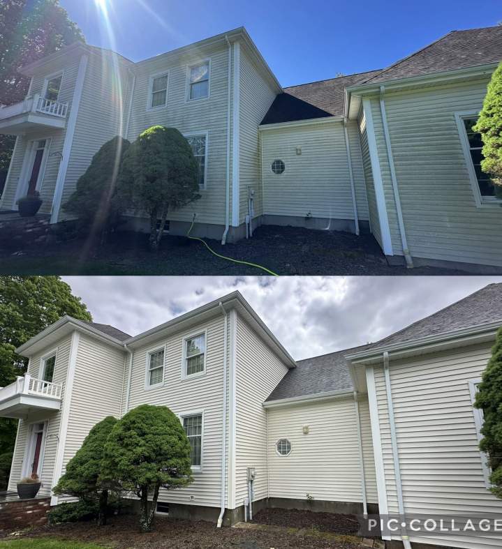 New Haven Pressure Washing (before/after)