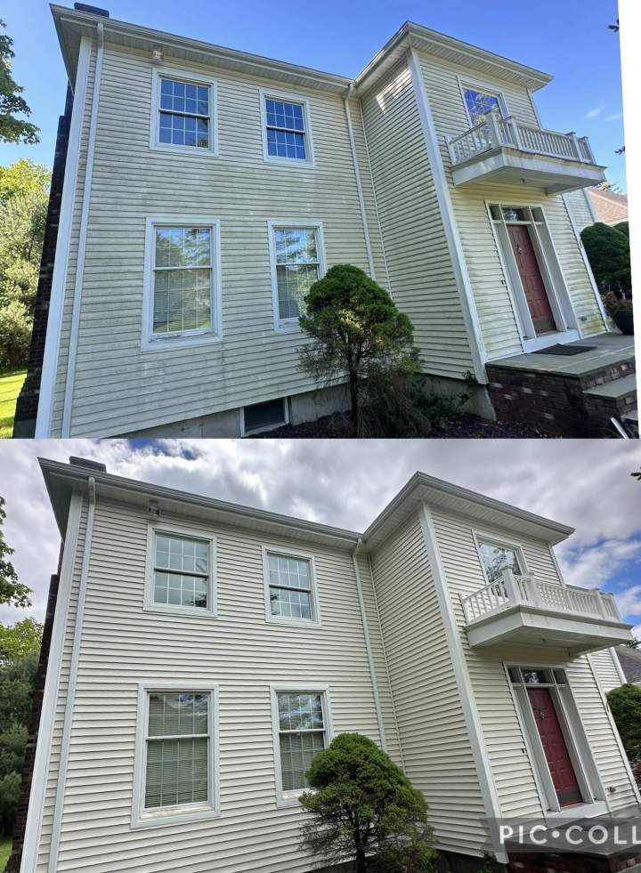 New Haven Pressure Washing (before/after)