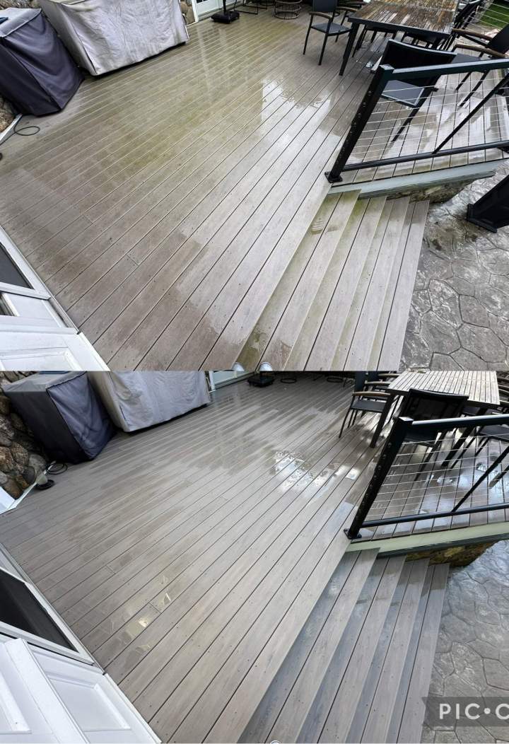 New Haven Pressure Washing (before/after)