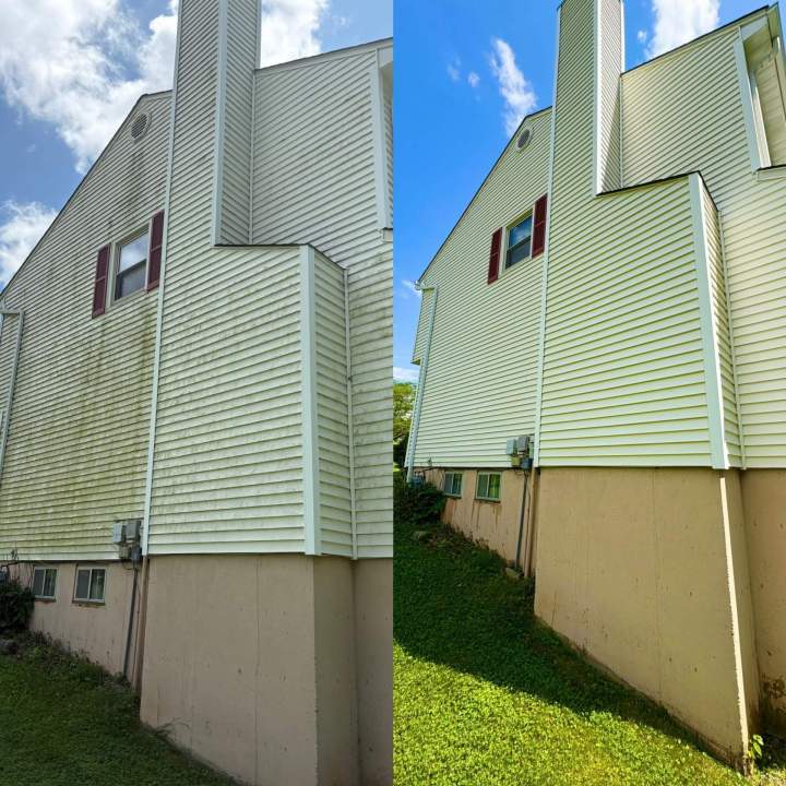 New Haven Pressure Washing (before/after)