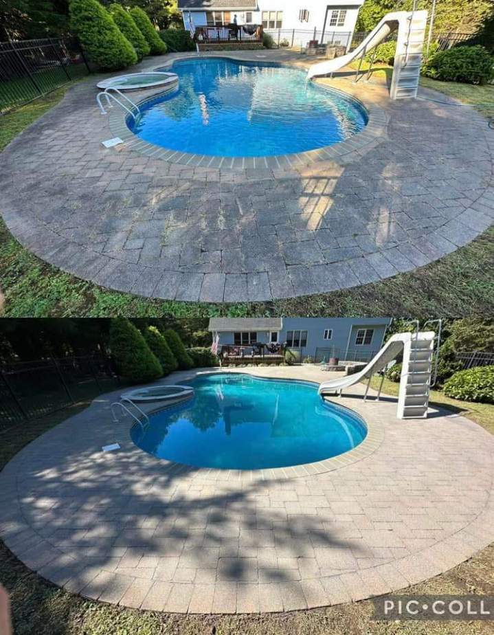 New Haven Pressure Washing (before/after)