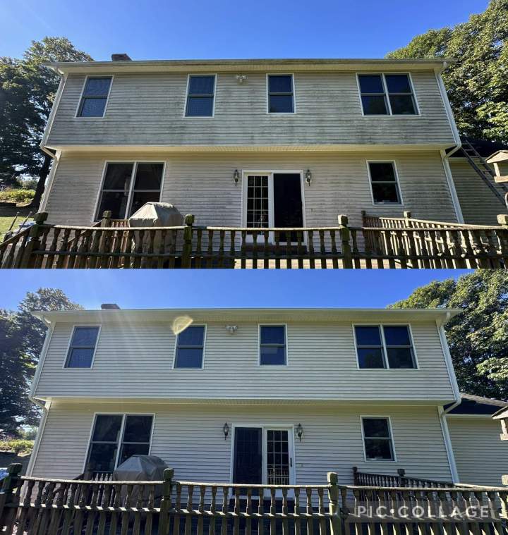 New Haven Pressure Washing (before/after)