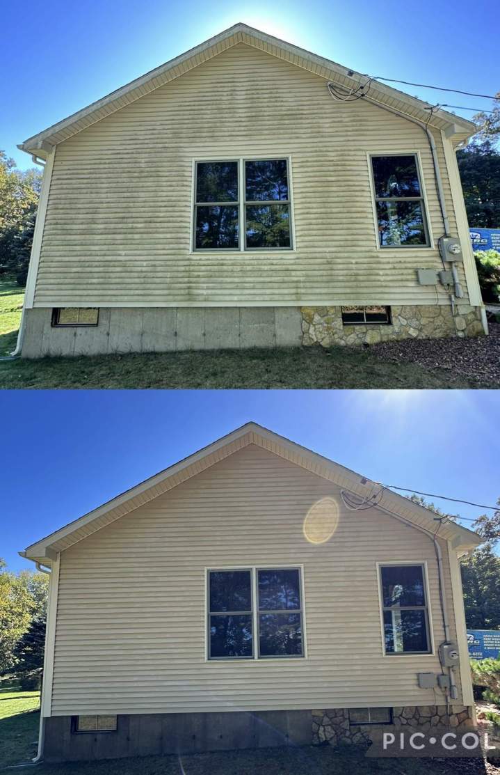 New Haven Pressure Washing (before/after)