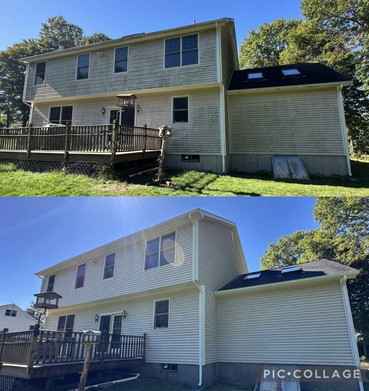New Haven Pressure Washing (before/after)