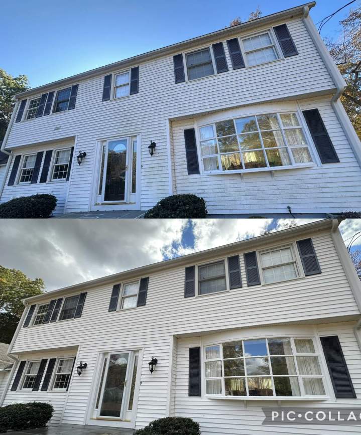 New Haven Pressure Washing (before/after)